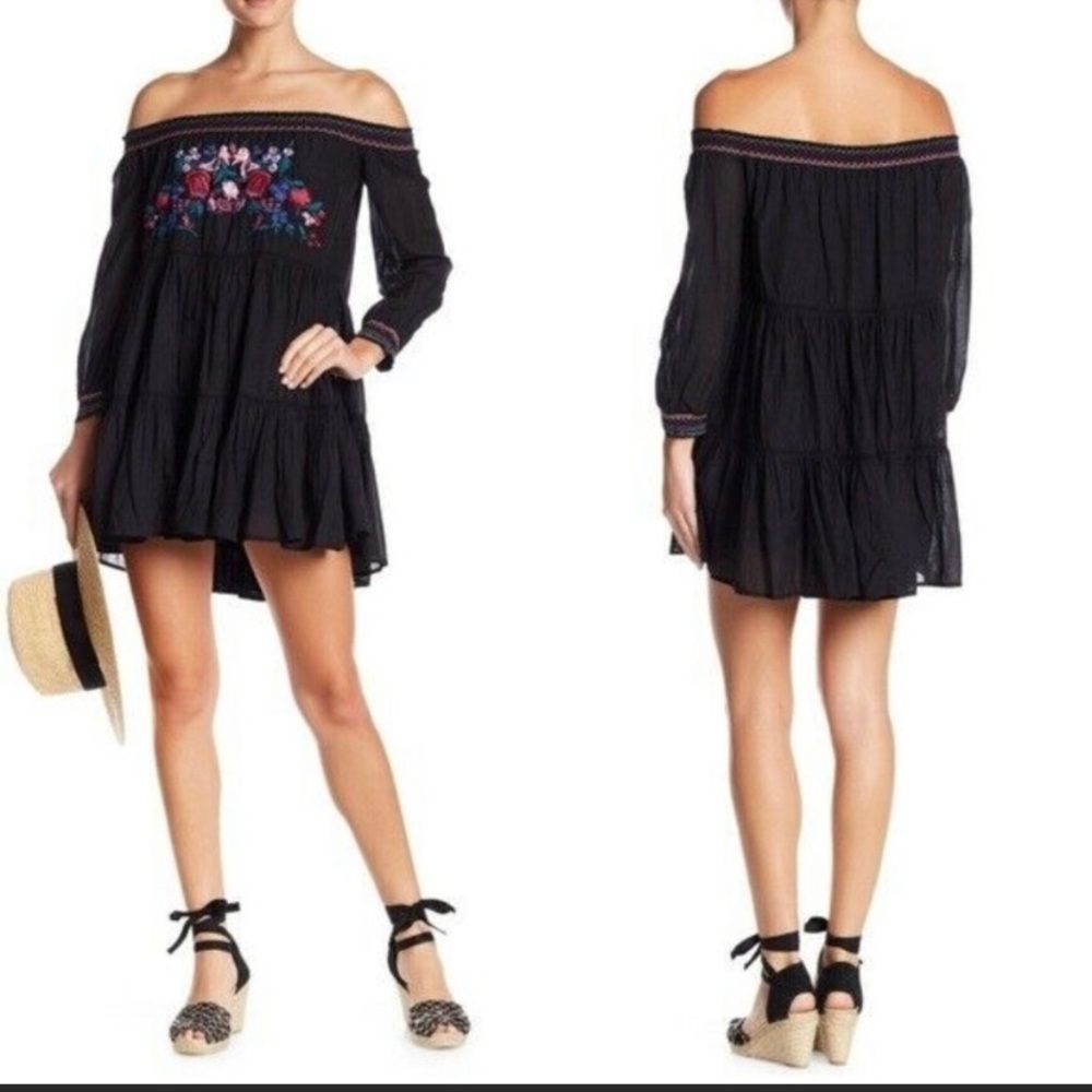 NWT Free People Sunbeams in black